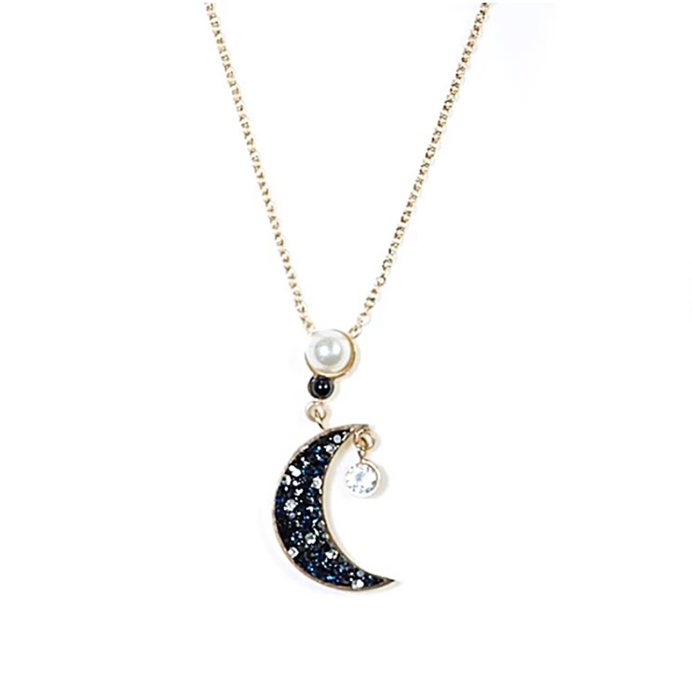 🌙Beautiful Moon Pearl Pendant Necklace